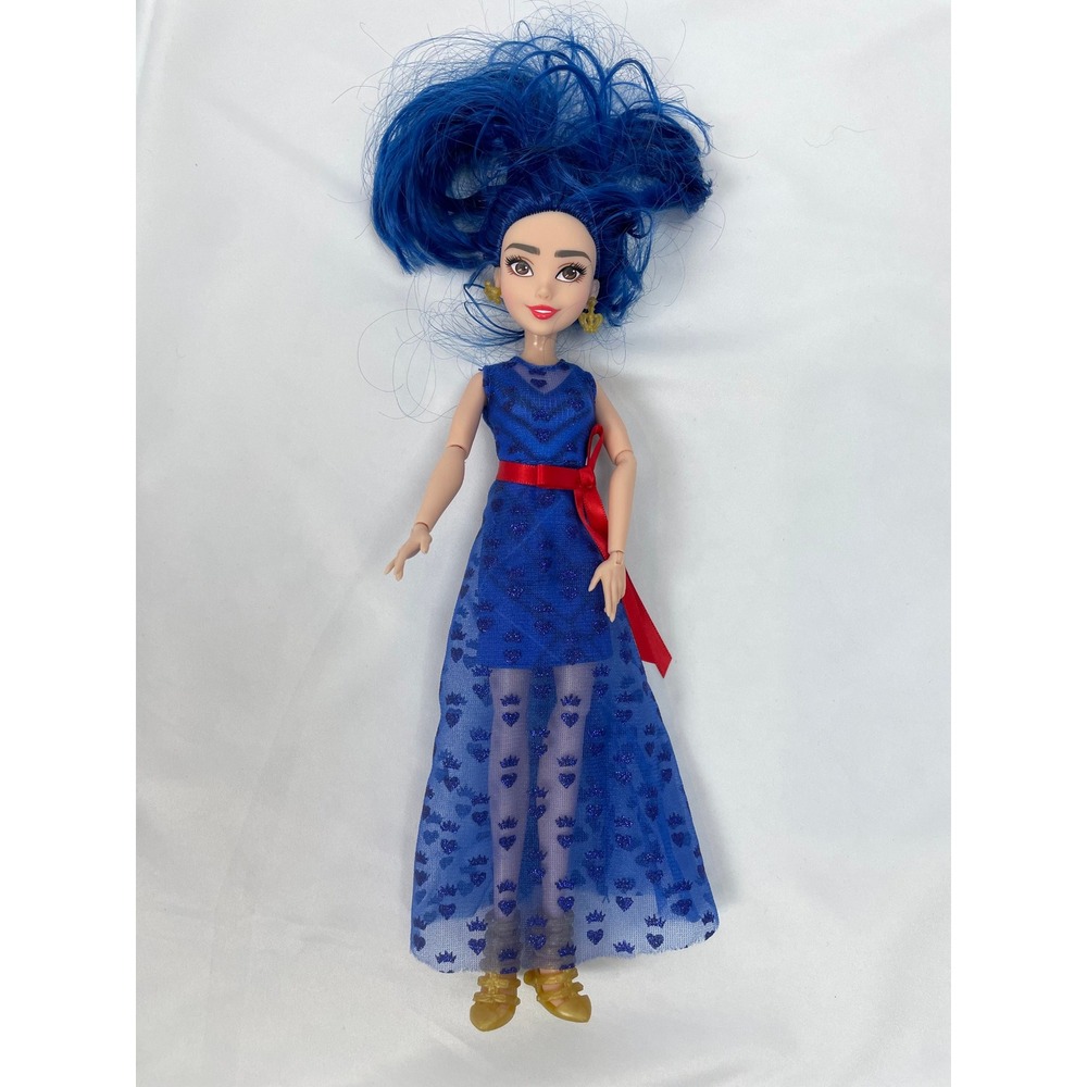 Descendants 3‎ Evie Fashion Doll 11" Royal Wedding Blue Dress Disney Shoes